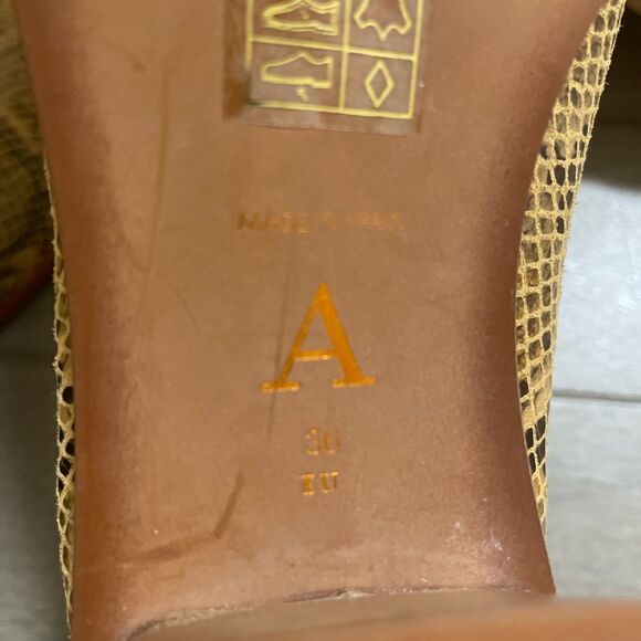 Anthropologie Emmeline Ankle  Snakeskin boots size 36 US 5.5 - Picture 8 of 8